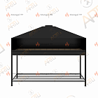 Профессиональный мангал из шамотного кирпича 250 x 60 см